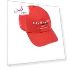 Красная бейсболка с логотипом Givenchy