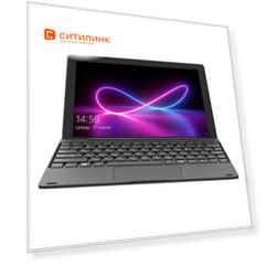 Планшет Digma EVE 10 C412T, 4GB, 128GB, Windows 10 черный [es1241ew]