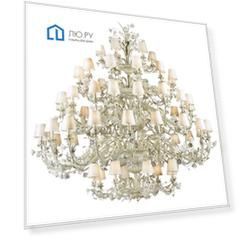 Большая люстра DI 1775.64 Lucia Tucci Fiori Rose