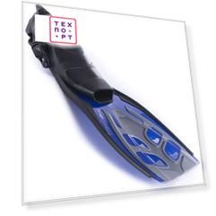 Ласты Salvas Tonic Dive, арт. BA190LXBBSTS, TPR и Technoflex, р. L/XL, синий