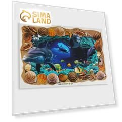 Наклейка 3Д интерьерная Море 90*60см