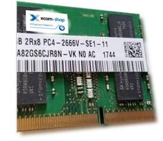 Модуль памяти SODIMM DDR4 16GB Hynix original HMA82GS6CJR8N-VK PC4-21300 2666MHz 2Rx8 CL19 260pin 1.2V