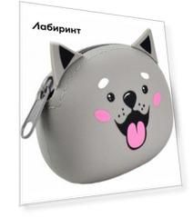 Кошелёк для банкнот и монет "Хаски", 9х7х3,5 см. (54263)