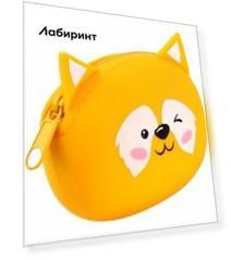 Кошелёк для банкнот и монет "Корги", 9х7х3,5 см.(54262)