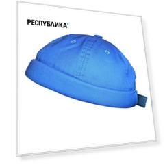 Шапка "Docker cotton cap cornflower"