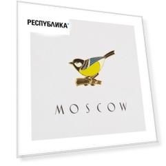 Значок металлический Heart Of Moscow Синица, в ассортименте