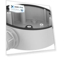 Коробка монтажная HIKVISION DS-1280ZJ-DM46 Ø 120 × 37.2 мм, алюминиевый спла, белая