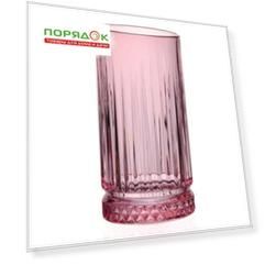 Стакан 450 мл, стекло, Pasabahce, Elysia Энжой, розовый, 520015SLBP