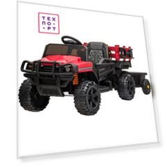 Детский электромобиль BDM Bettyma квадроцикл с прицепом 2WD 12V - BDM0926-RED