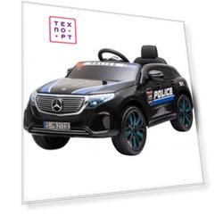 Детский электромобиль Harleybella Mercedes Benz Police EQC 400 4MATIC - HL378-BLACK