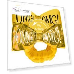 Повязка для волос двухсторонняя Reversible Mega Hair Band: Yellow
