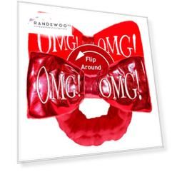 Повязка для волос двухсторонняя Reversible Mega Hair Band: Red