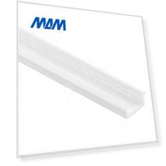 Профиль FM1, врезной, белый матовый, 20х7,5мм, L-3000 (LSP-FM1-ALU-3000-WHM)