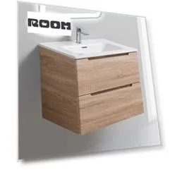 Тумба с раковиной BelBagno Etna 80 rovere bianco