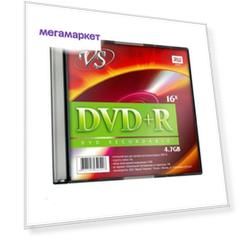 Диск VS DVD+R 4.7GB (VSDVDPRSL501)