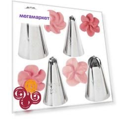 Насадки кондитерские Набор для цветов 4 шт. Drop Flowers Wilton 418-4569