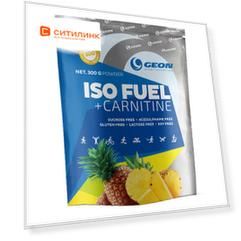 Изотоник GEON Fuel+Carnitine, порошок, 300гр, ананас