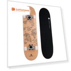 Скейтборд Tempish Ontop ш.9.1" дл.31.2" ABEC 7 кол.:50x30мм черный (106000045)