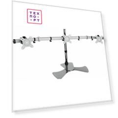 Кронштейн для мониторов Cactus CS-VM-MP330S-AL серебристый 15''-24'' макс.8кг настольный наклон