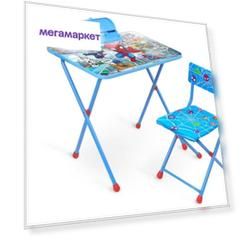 Комплект детской мебели Ника Marvel, с человеком-пауком, стол и стул