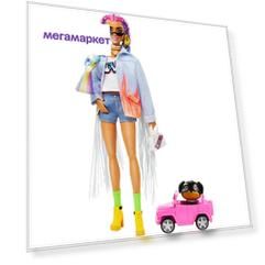 Кукла Barbie Экстра, с радужными косичками GRN29