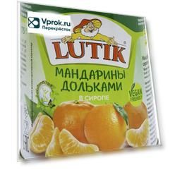 Мандарины Lutik дольки в сиропе 314мл (упаковка 3 шт.)