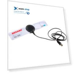 Антенна Rexant 34-0255 ТВ комнатная для цифрового телевидения DVB-T2 на присоске (модль RX-255) (Р)