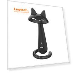 Сенсорная настольная лампа с диммером Кошка Uniel TLD-532 Black/LED/360Lm/4500K/Dimmer (UL-00001460)