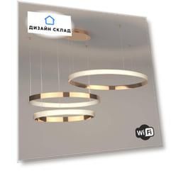 Подвесной светодиодный светильник Eurosvet Smart Posh 90275/3 медный