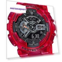 Японские наручные часы Casio G-Shock GA-110CR-4A с хронографом
