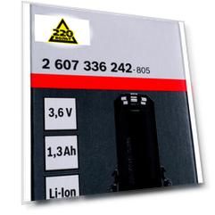Аккумулятор Bosch 3.6В 1.3Ач li-ion (2607336242)