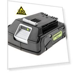 Аккумулятор Greenworks 24В 2Ач li-ion (g24b2 2902707 БЕЗ ЗУ)