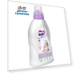 Гель Mary для стирки с Ромашкой и Хлопком Kids, 1 л