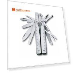 Мультитул Victorinox SwissTool X, 27 функций, серебристый [3.0327.l]