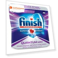 Средство для мытья посуды FINISH 3040524, для посудомоечных машин, 40