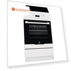 Электрическая плита ELECTROLUX EKI954901W, стеклокерамика, белый