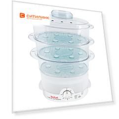 Пароварка TEFAL VC100630, белый