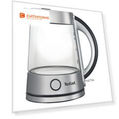 Чайник электрический Tefal KI760D30, 2400Вт, серебристый