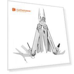 Мультитул LEATHERMAN Wave, 17 функций, серебристый [832551]