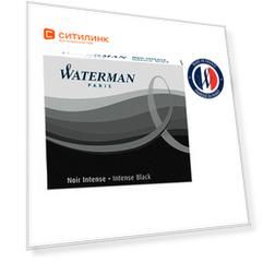 Картридж Waterman International 52011 (S0110940) черный чернила для ручек перьевых (6шт)