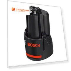 Батарея аккумуляторная Bosch GBA Professional, 12В, 3Ач, Li-Ion [1600a00x79]