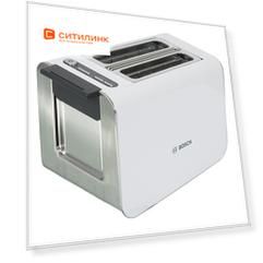 Тостер Bosch TAT8611, белый