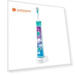 Электрическая зубная щетка Philips Sonicare For Kids HX6322/04, цвет: белый