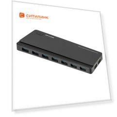 Хаб (разветвитель) TP-LINK UH720, черный