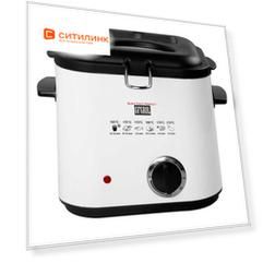 Фритюрница GFgril GFF-012, белый/черный