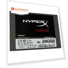 SSD накопитель KINGSTON Fury 3D KC-S44240-6F 240ГБ, 2.5", SATA III