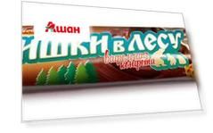 Конфета «Победа Вкуса» Мишки в лесу вафельная в шоколаде, 45 г
