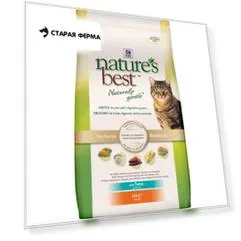 Hills Natures Best натуральный сухой корм для кошек от 1 до 7 лет с тунцом и овощами