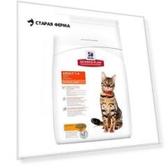 Hills Science Plan Optimal Care сухой корм для взрослых кошек с курицей - 5 кг