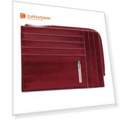 Чехол для кредитных карт Piquadro Blue Square PU1243B2R/R красный
